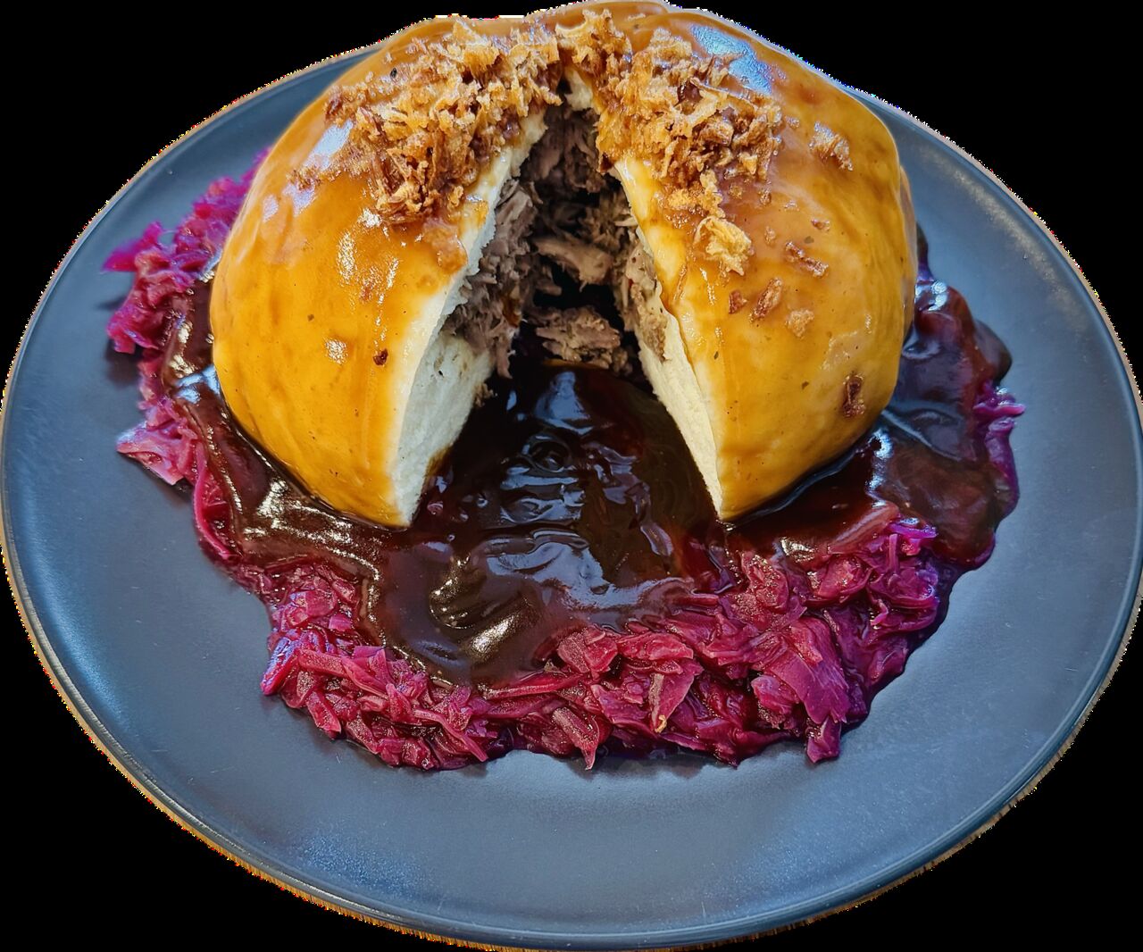 Blboun s trhaným vepřovým masem / 300g / 84,-Kč