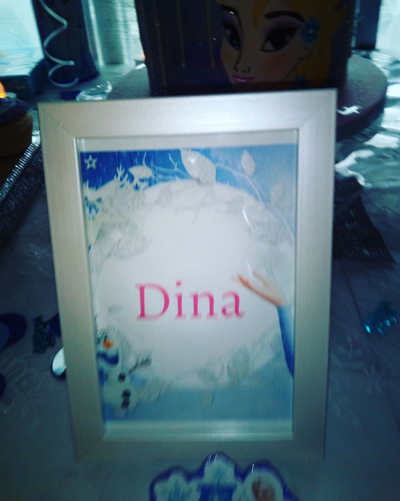 Cadre personnalisé pour un anniversaire