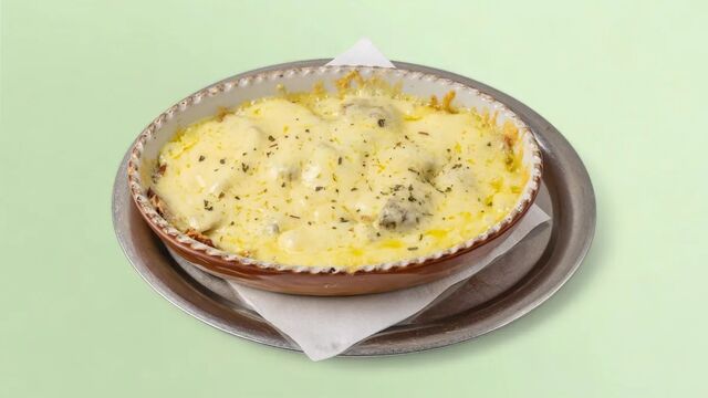 Gitos mit hallandaiseseuce überbacken 