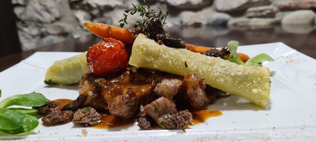 T-Bone de veau et cannelloni épinards et Ricotta 