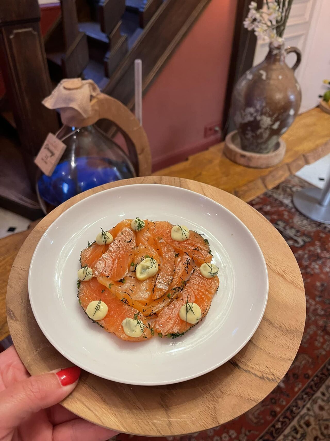 Gravlax de saumon