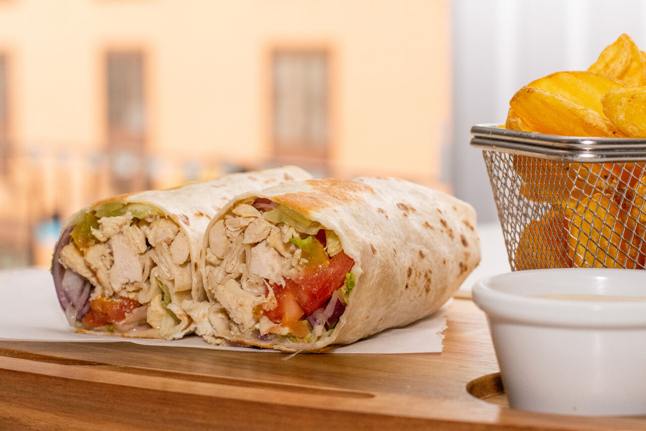 Wrap shawarma pollo