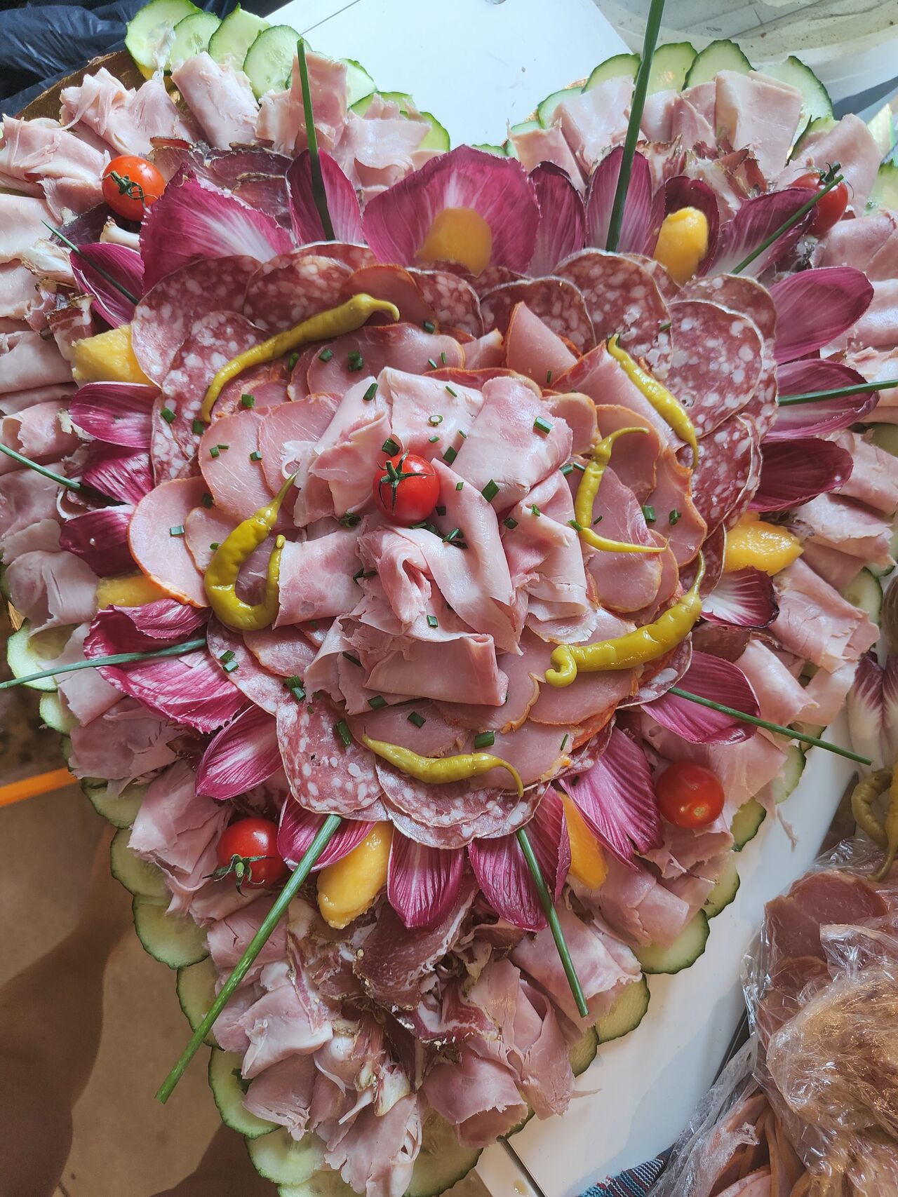 Plateau Charcuterie en cœur 