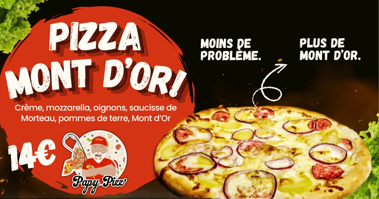 Pizza Mont d'Or (en saison!)