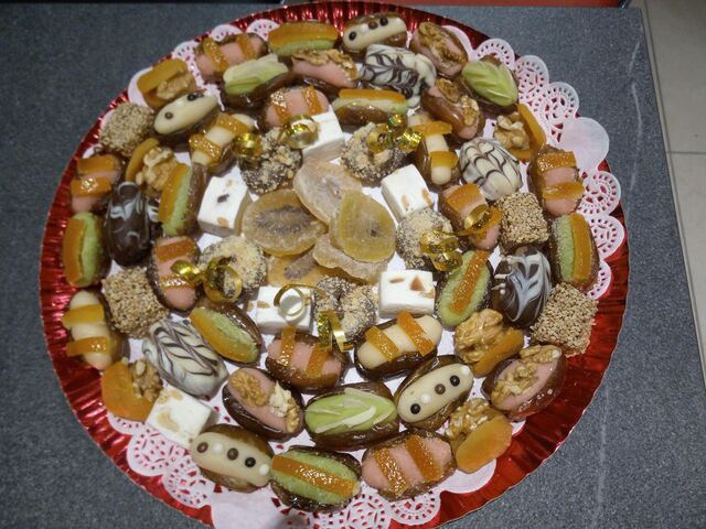 Plateau de fruits secs, confits façon LB Culinaire