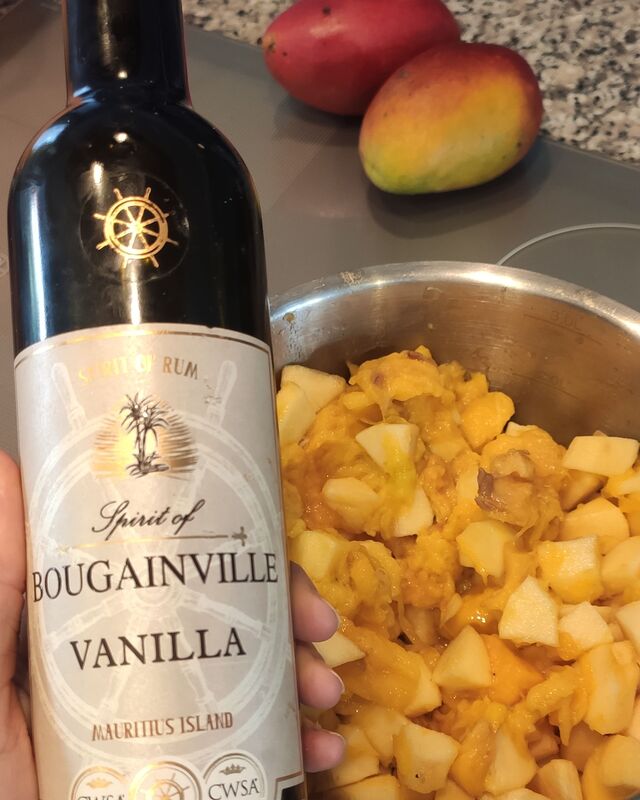 compote pommes et mangues 