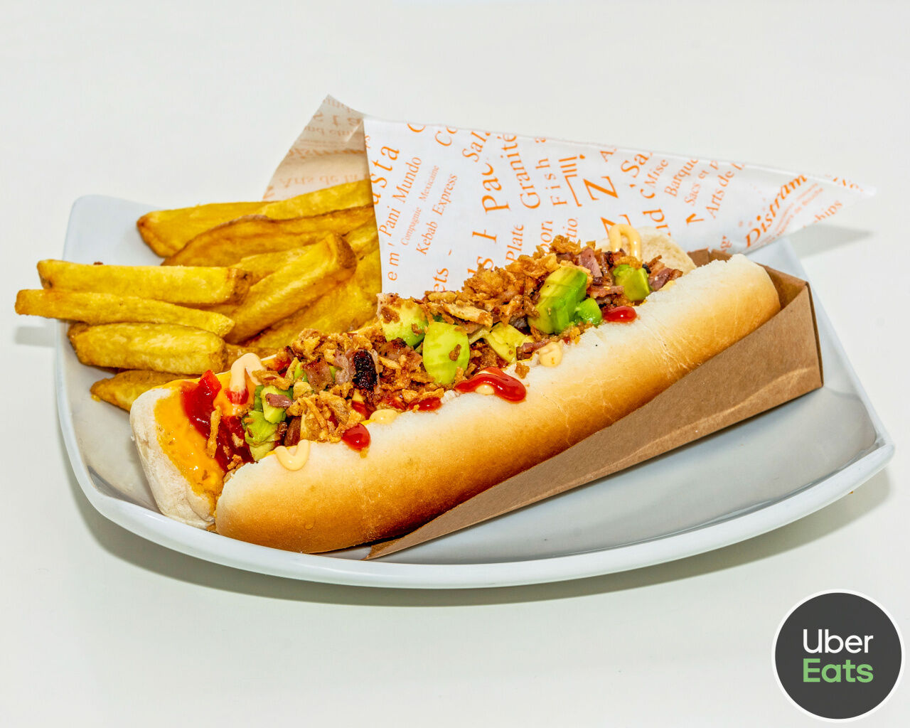 Hot dog boston + Frite