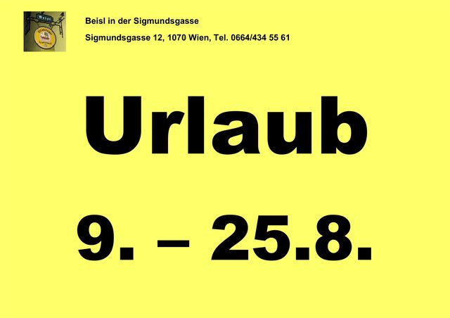 Urlaub