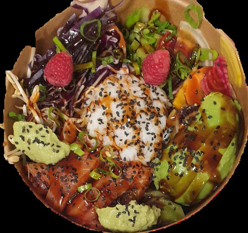 POKE BOWL Saumon façon Gravlax...