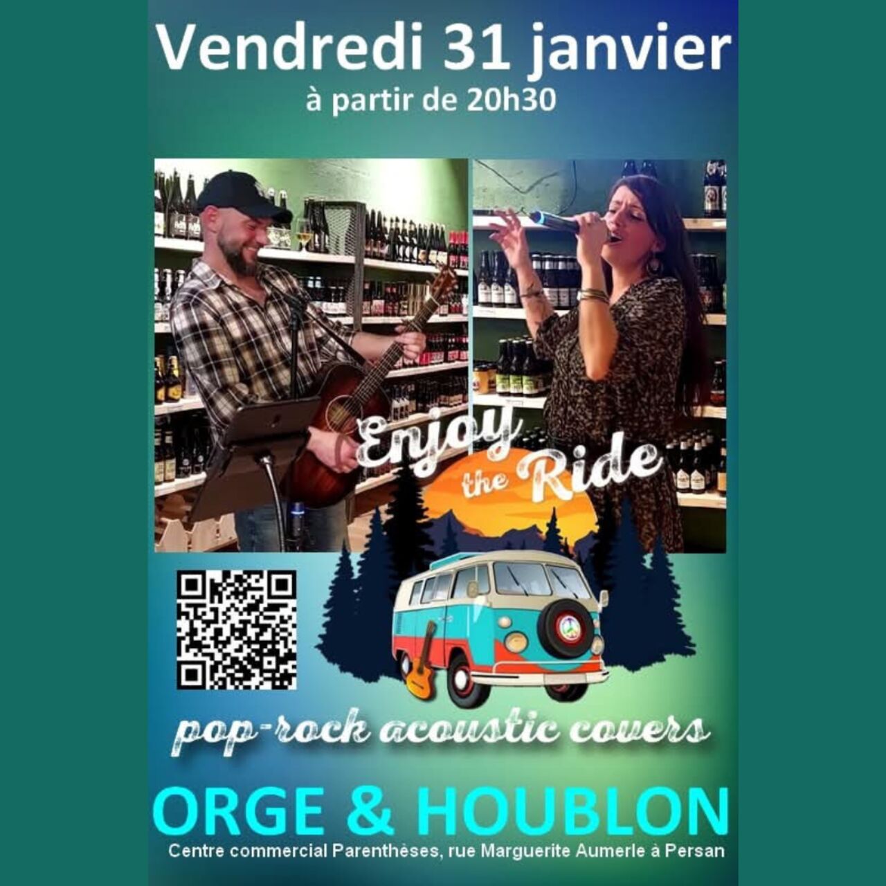 Concert Enjoy the ride Vendredi 31 janvier