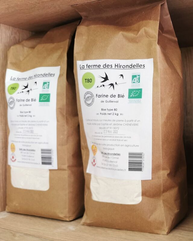 Farine de la Ferme des Hirondelles.