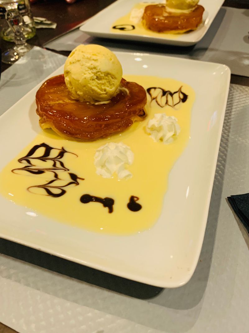 dessert menu a 13 €