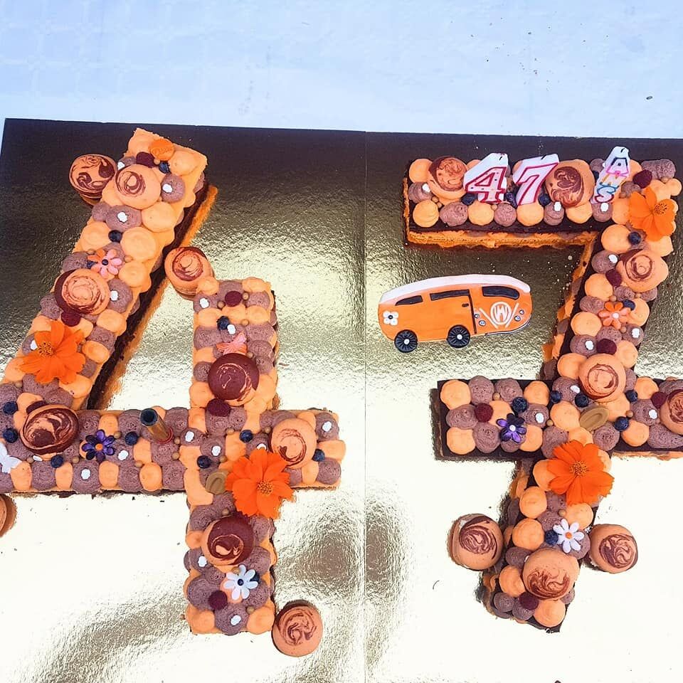 Numbers cake personnalisé