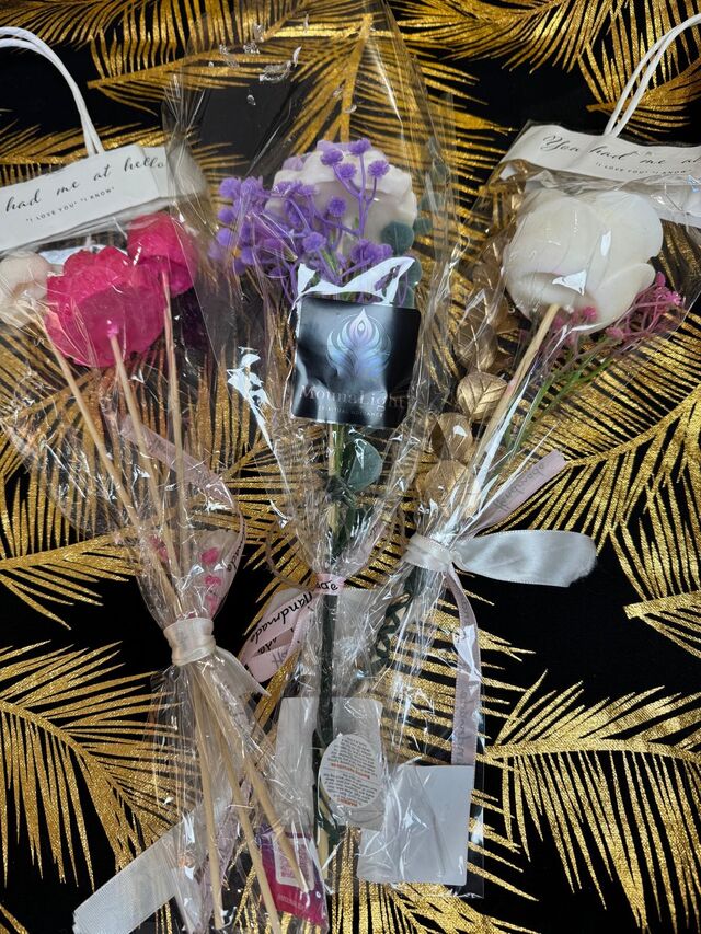 Fleurs a voeux (bougies) « Mounalight »