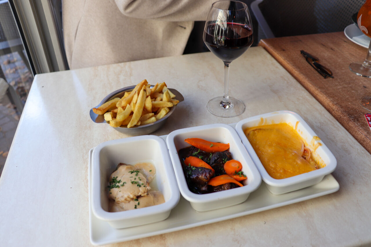 Assiette lilloise et frites