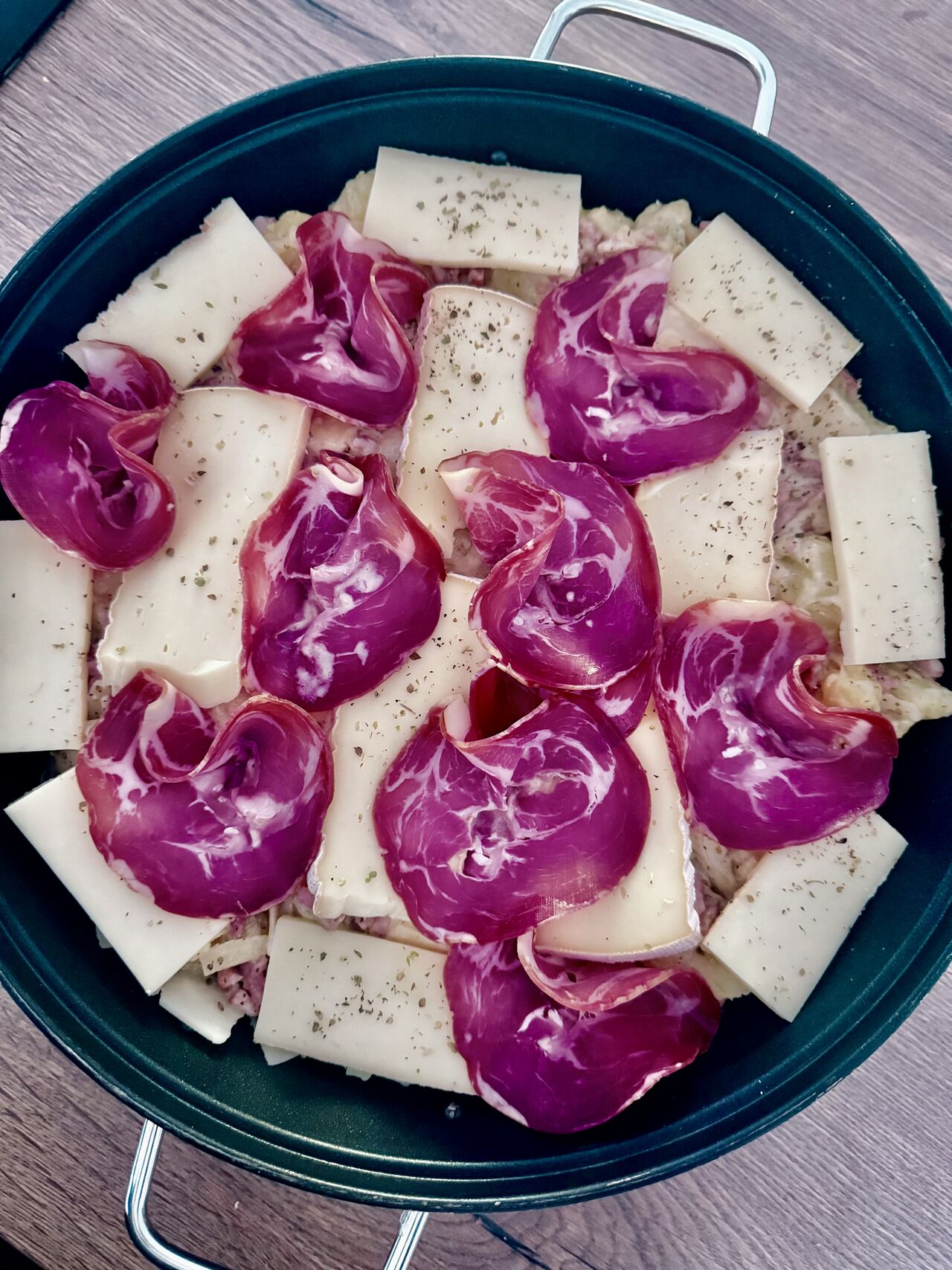 Tartiflette aux 5 fromages piquée à la Coppa 