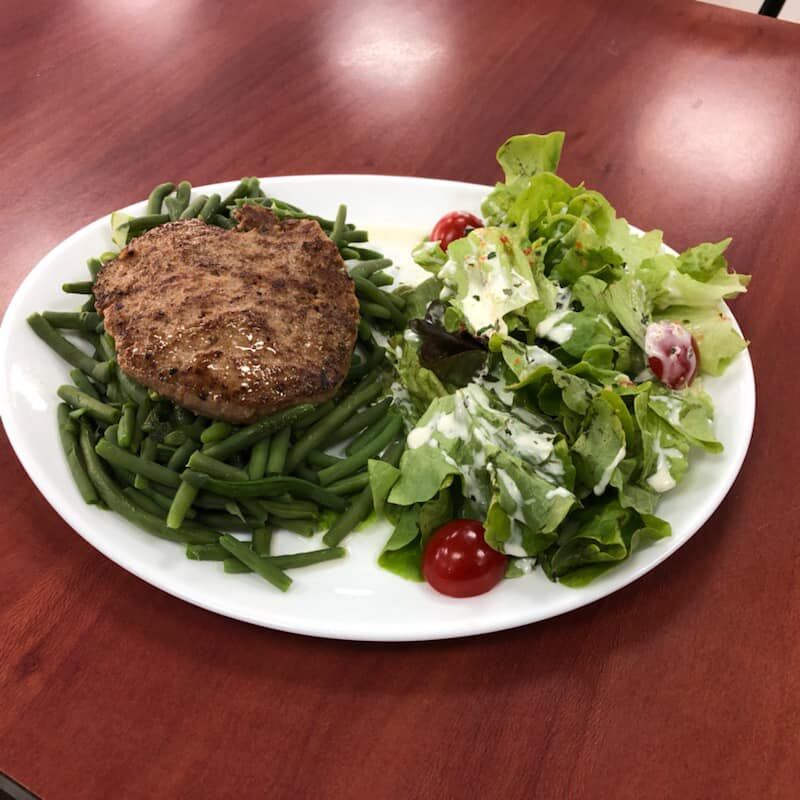 Assiette Hamburger/Haricots