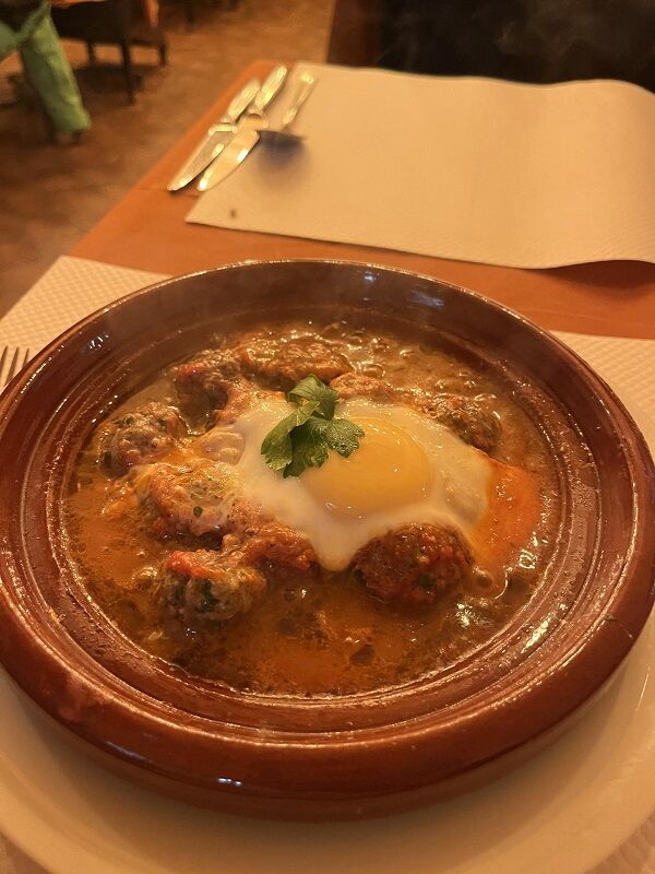 Kafta et œuf