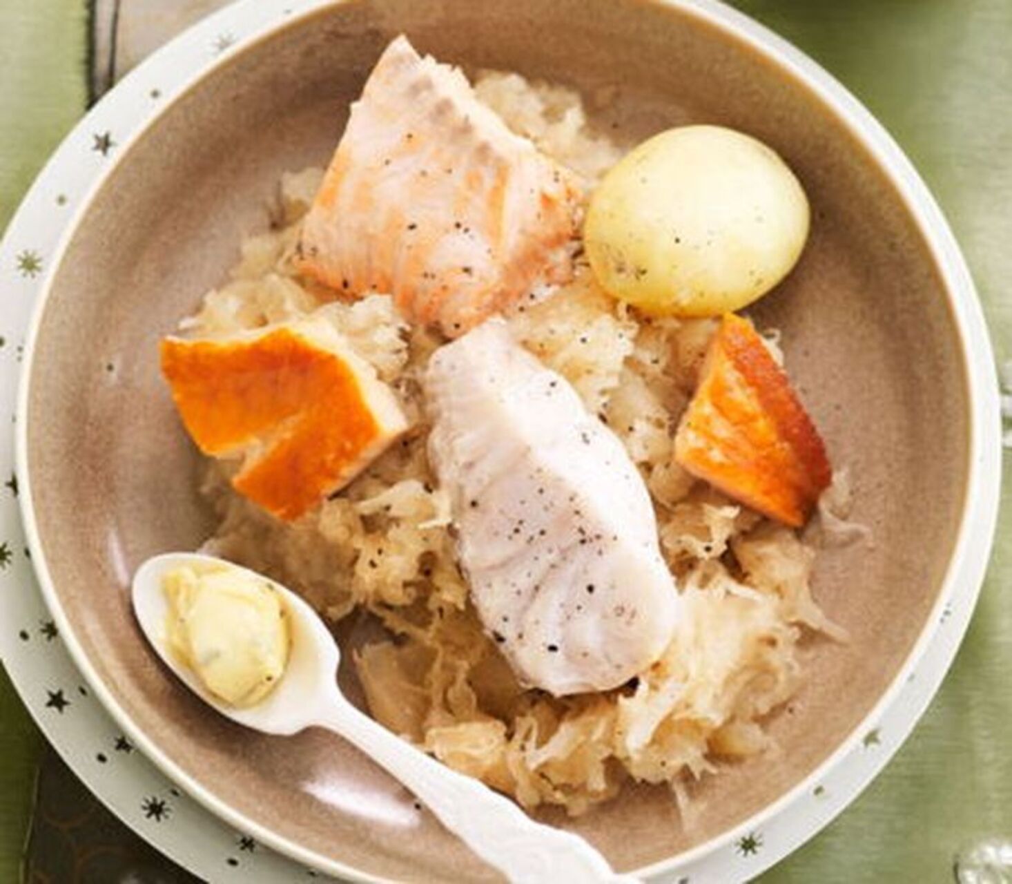 Le vendredi Choucroute de poissons 9.50€ à emporter
