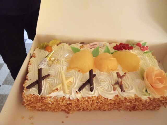 gâteau mousseline poire