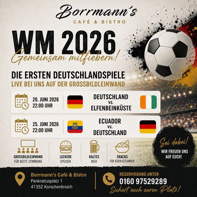 WM 26 Deutschlandspiele