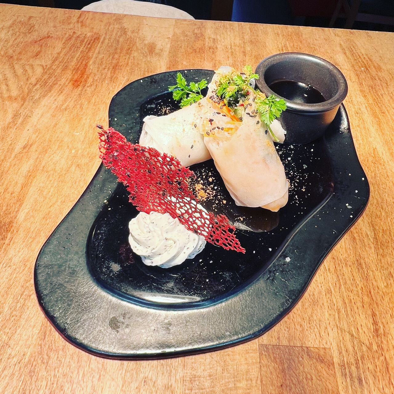 Le rouleau de printemps au homard