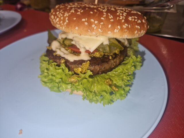 Pestolammburger