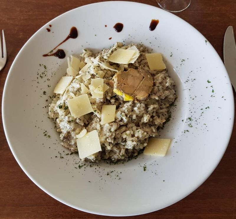 Risotto crème de truffe et foie gras