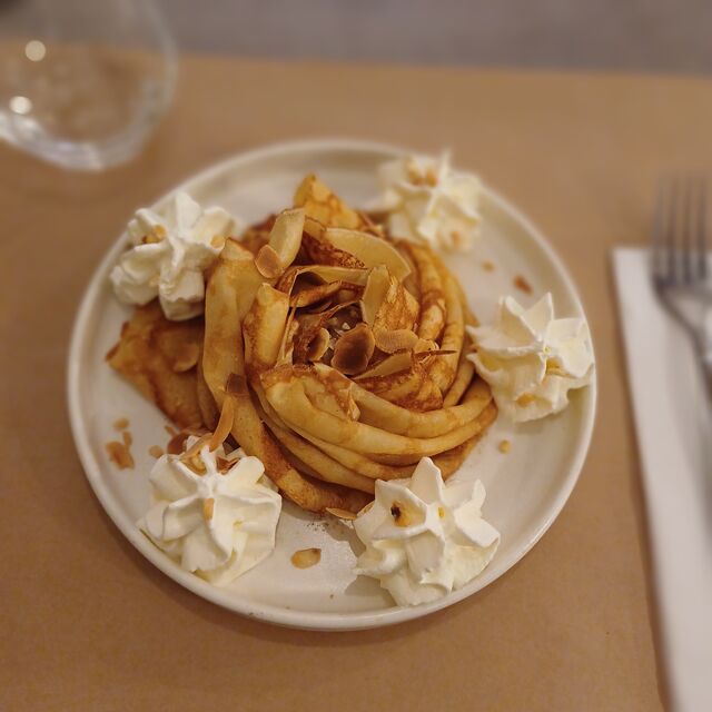 Crêpe Paris-Moncontour-Brest supplément crème fouettée