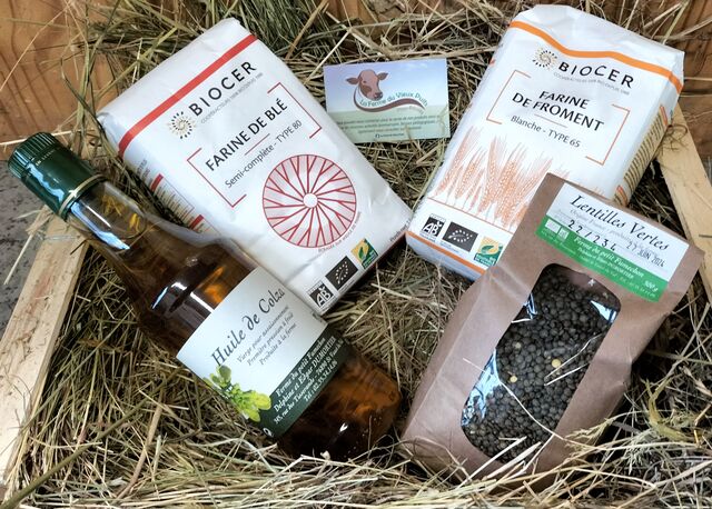 Farine, Lentilles, huile - Ferme du Petit Fumechon 