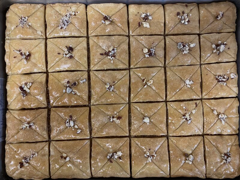 Baklavas tunisiennes au amandes 