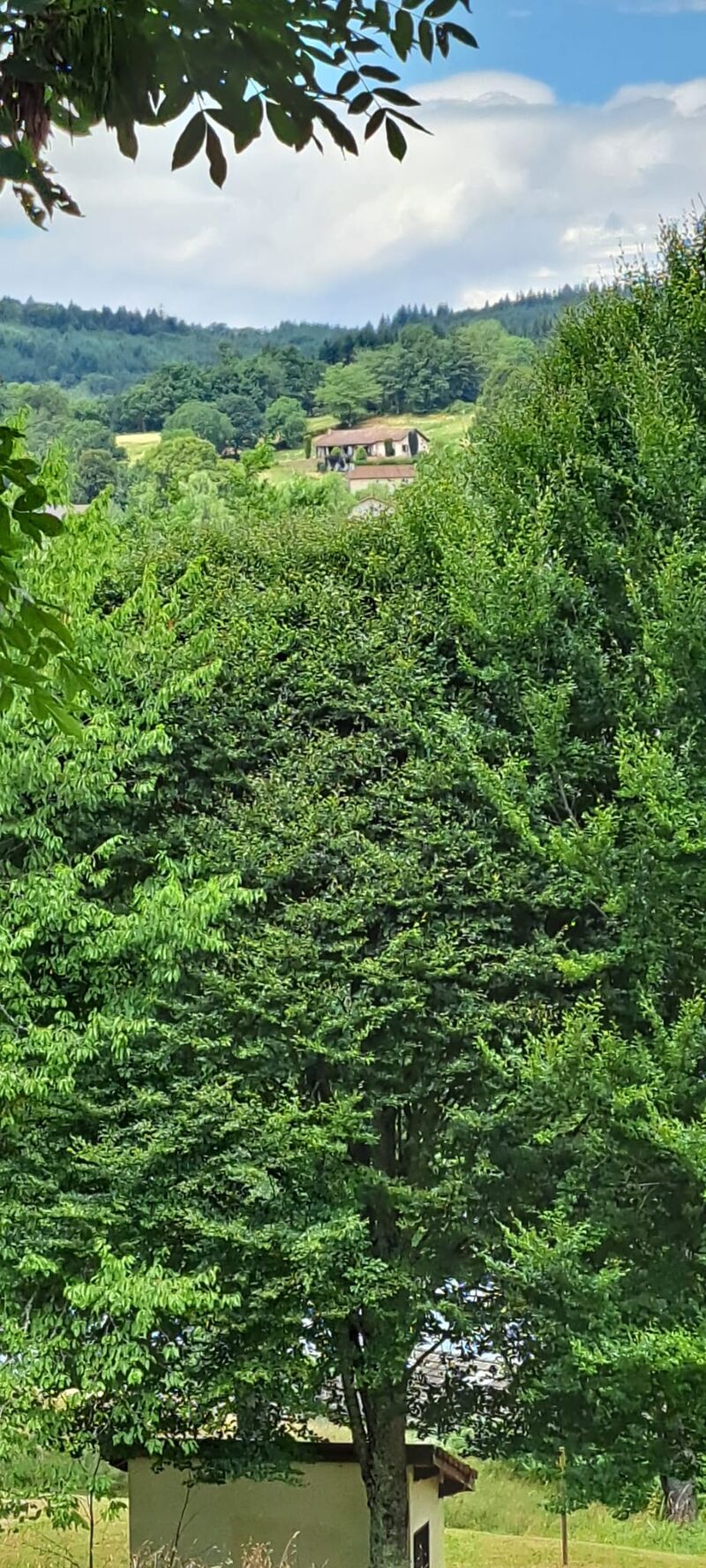 Vue sur l'auberge
