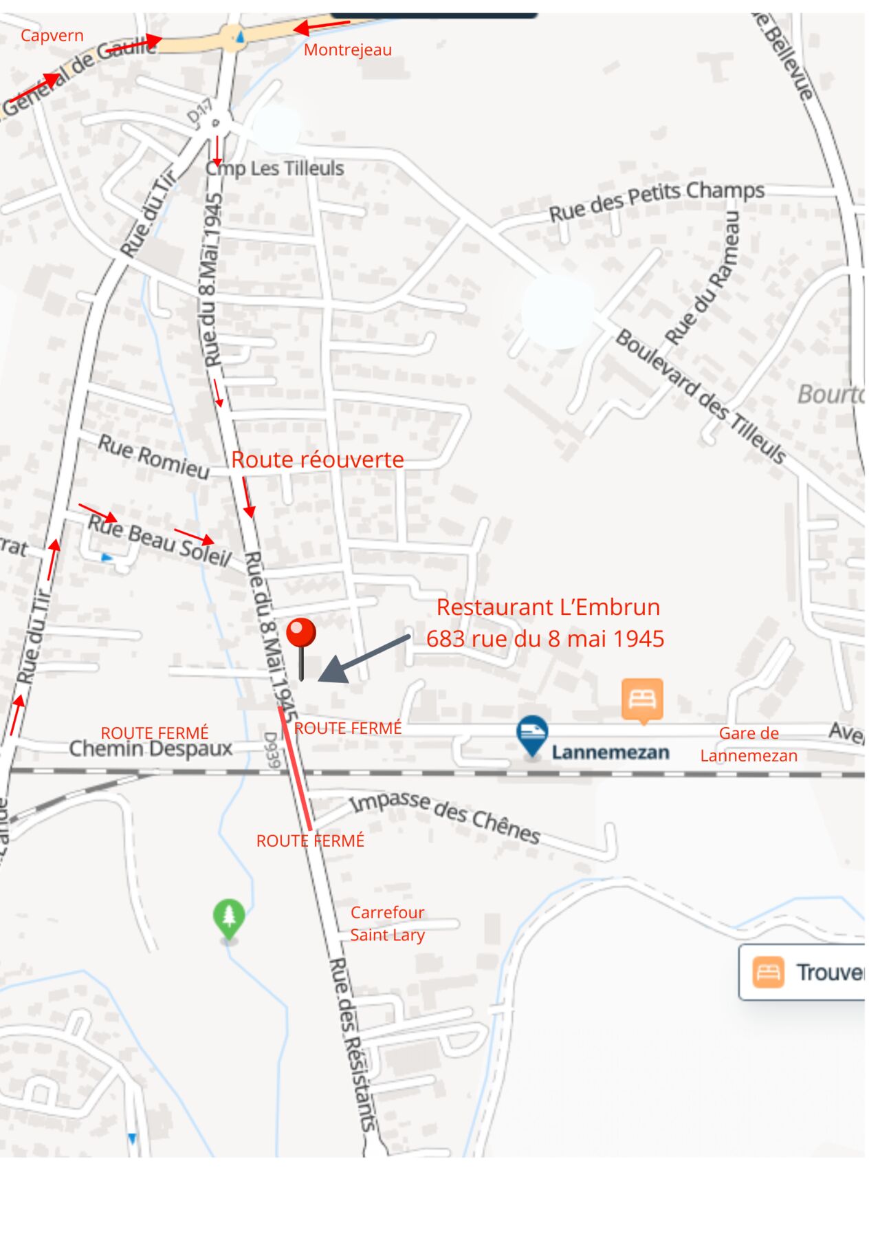 🚧 INFORMATIONS SUR LES TRAVAUX 🚧