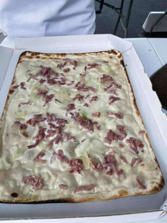 Délicieuse tarte flambée