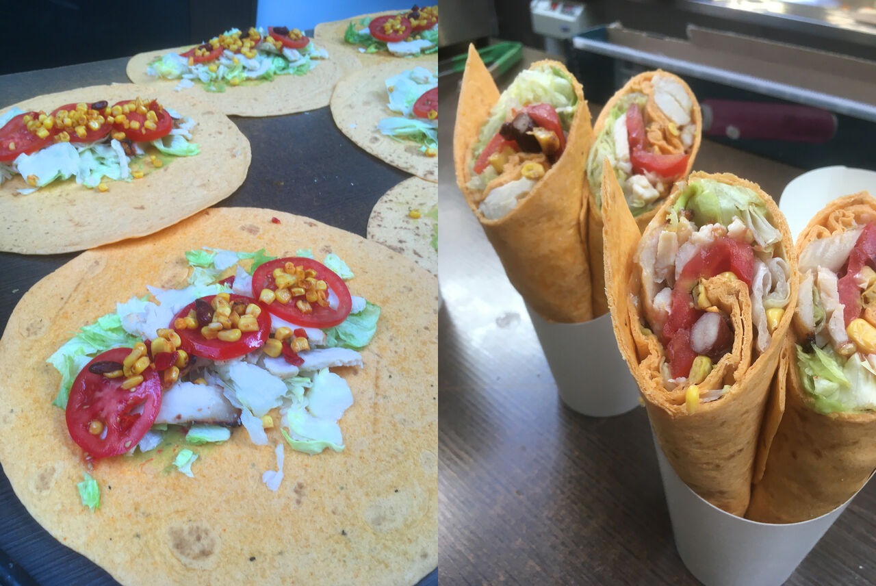 WRAPS fraîchement préparés tous les jours