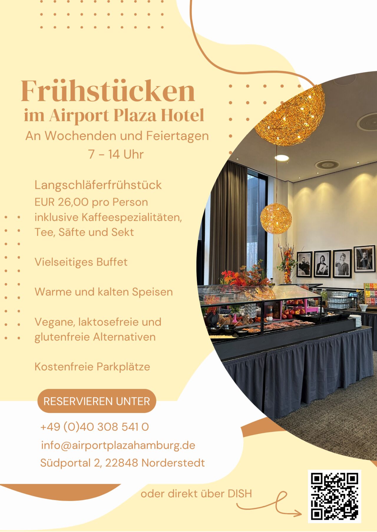 Langschläfer Frühstück an Wochenenden & Feiertagen