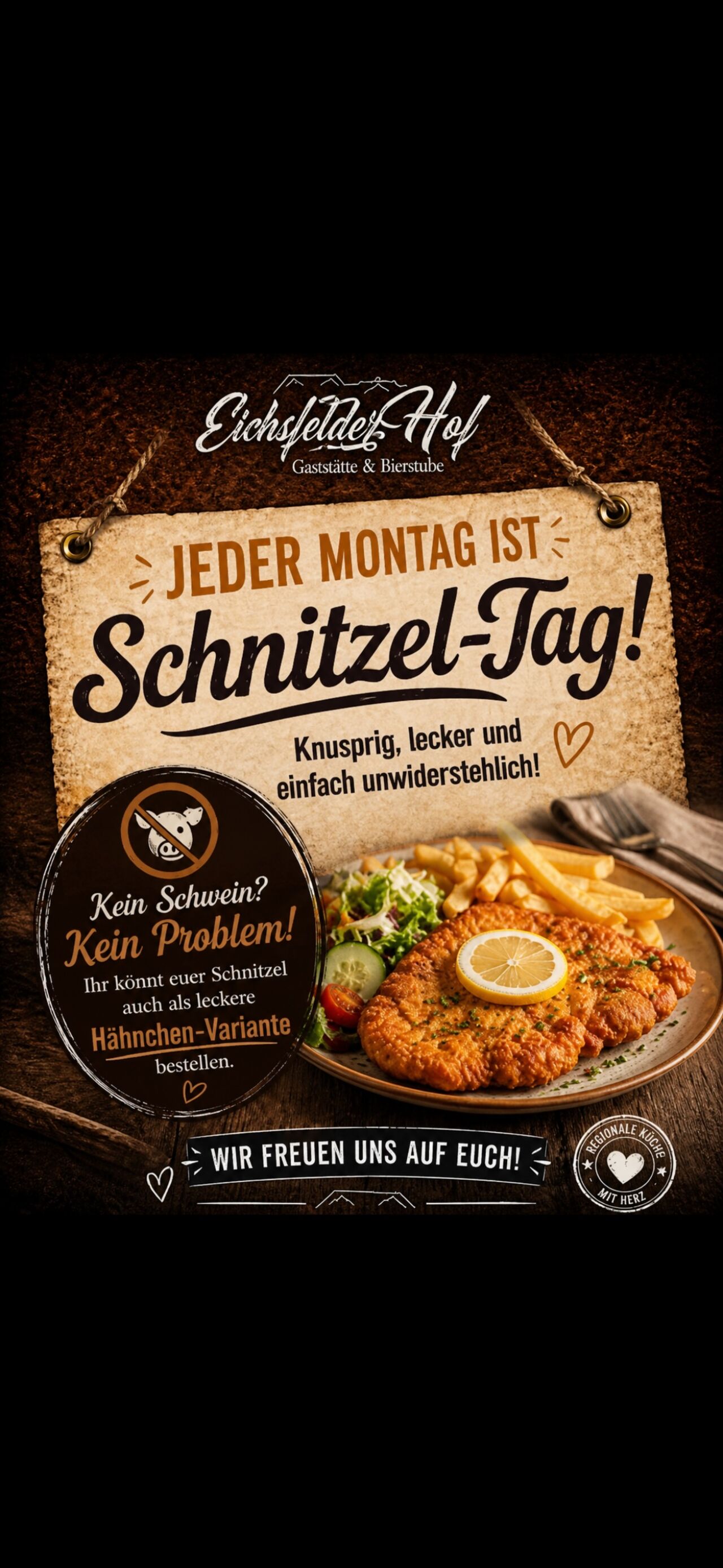 Jeder Montag ist Schnitzel - Tag