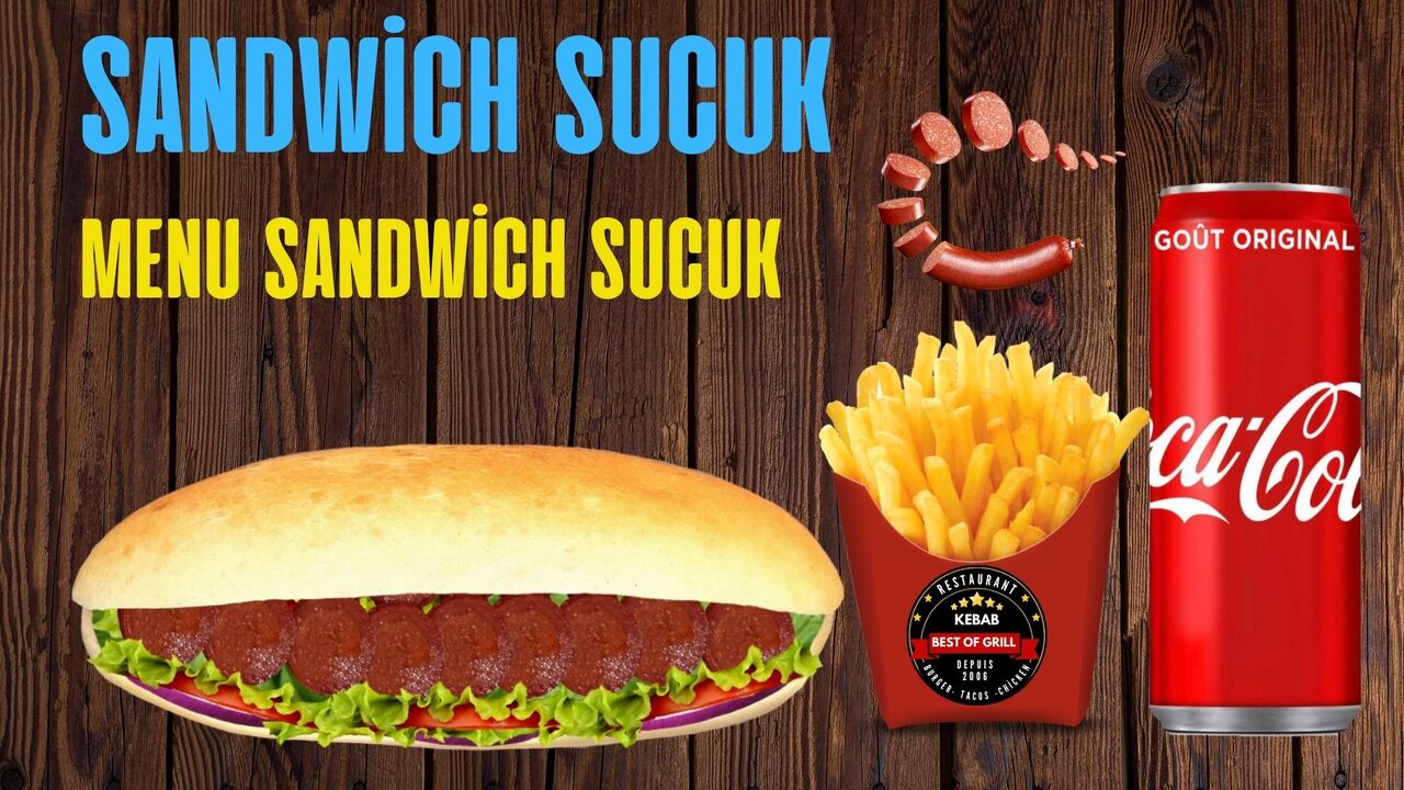 MENU SANDWICH SUCUK