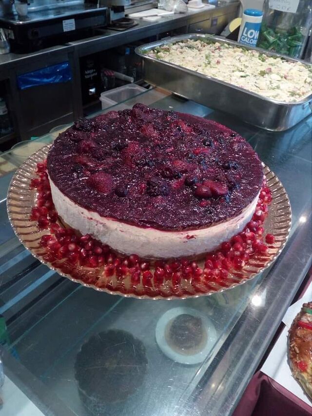 chese cake de frutos do bosque