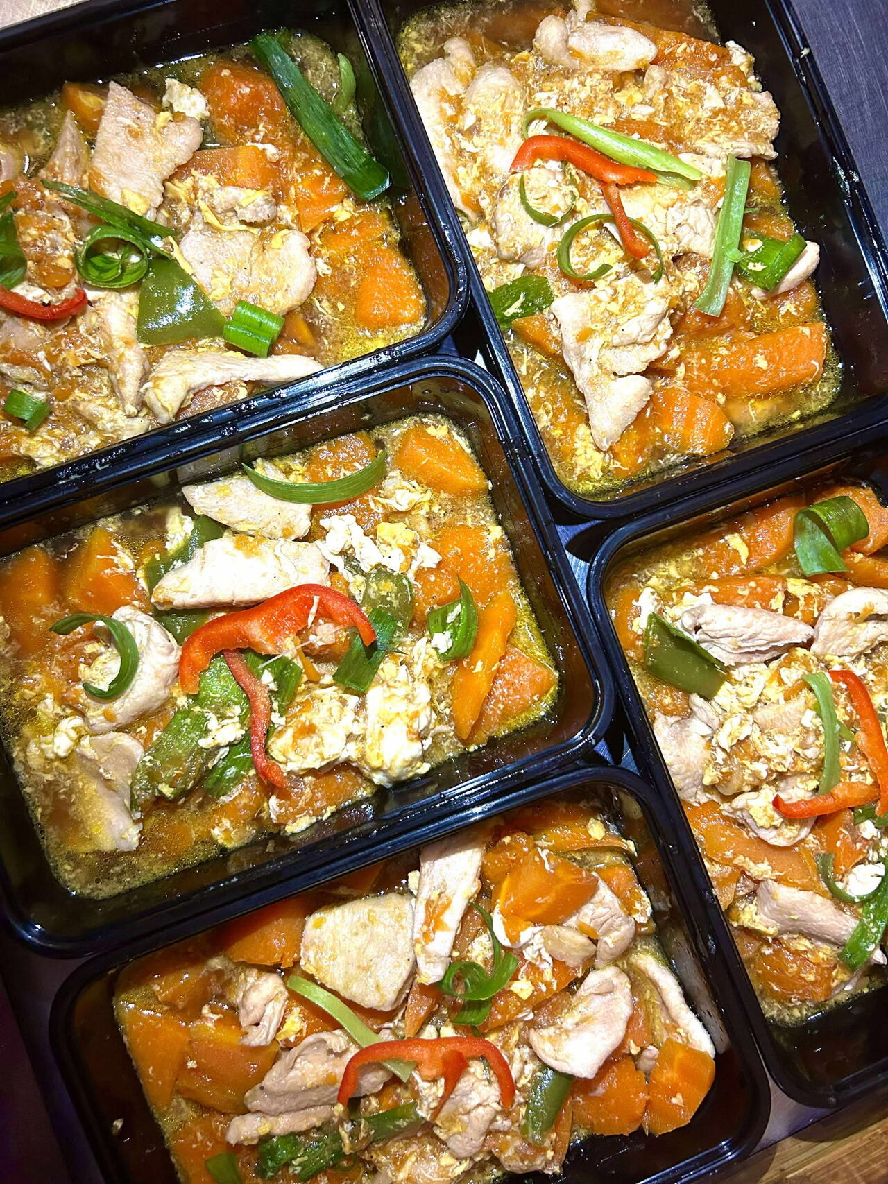 Plat du jour Potiron au lait de coco