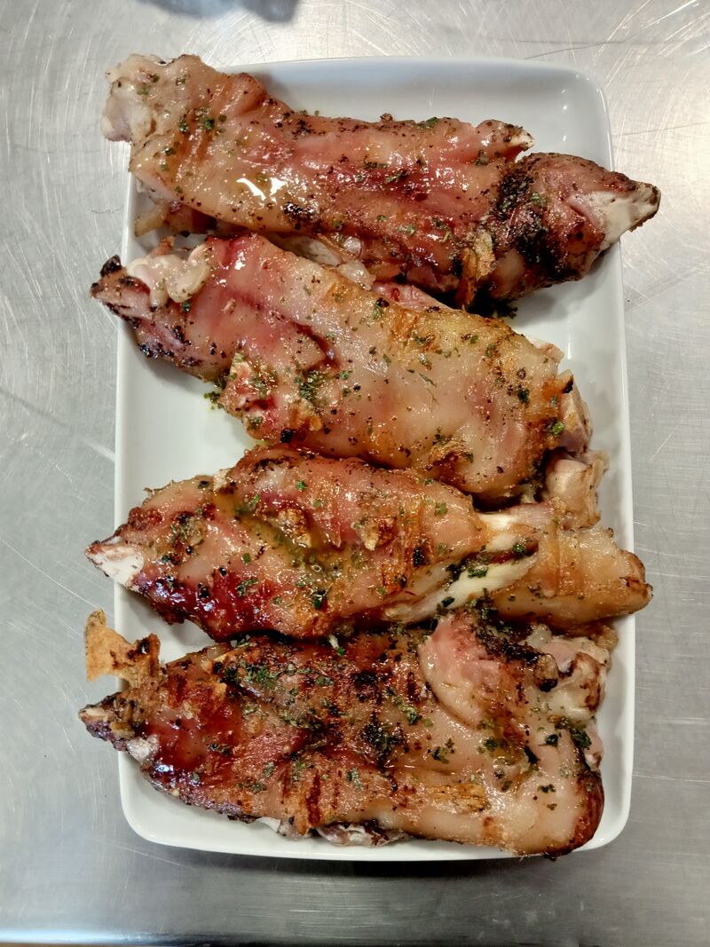 Manitas de cerdo a la brasa!!!