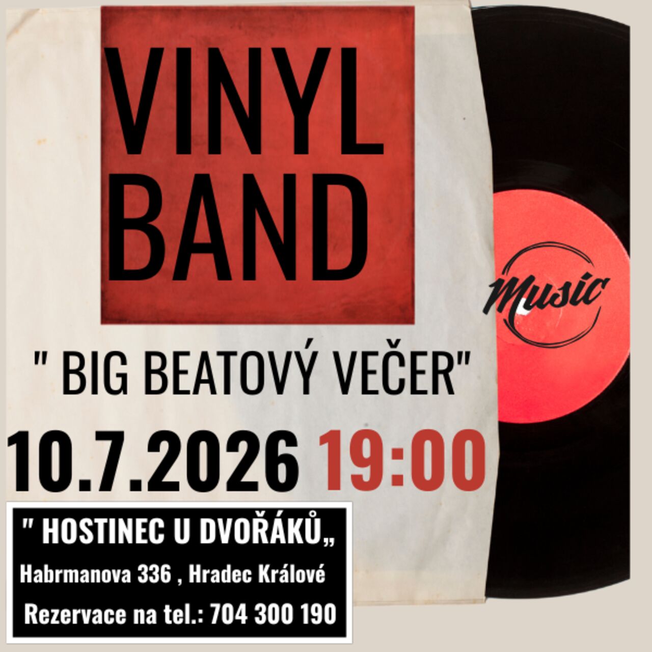 Koncert VINYL BAND