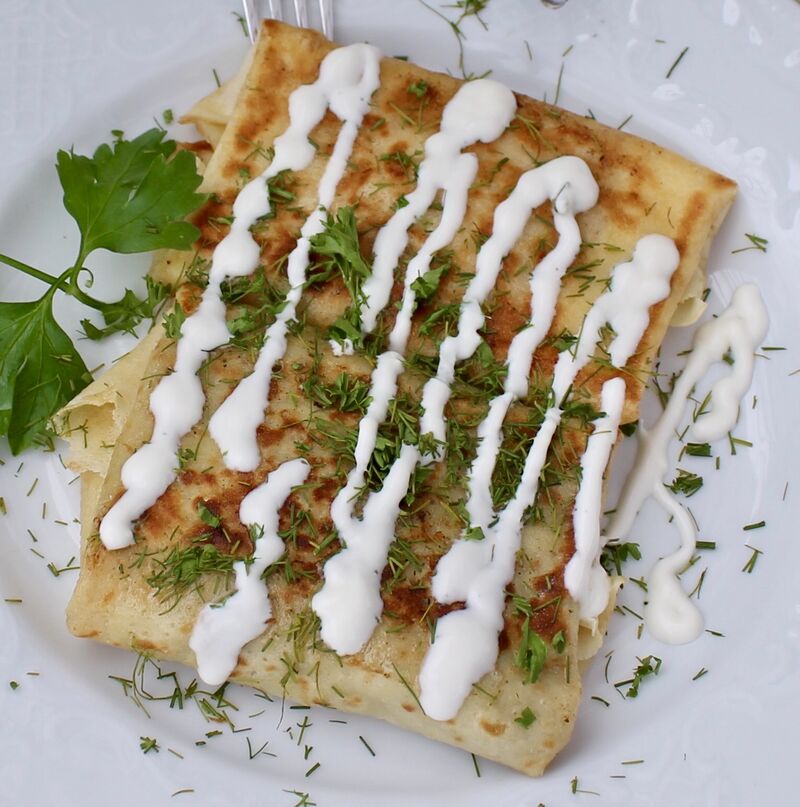 Herzhafte Crêpes