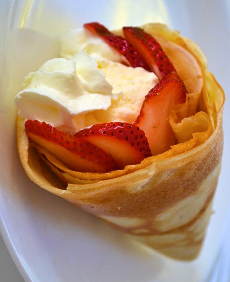 Crêpe aux fruits