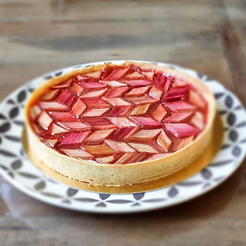 Tarte à la rhubarbe