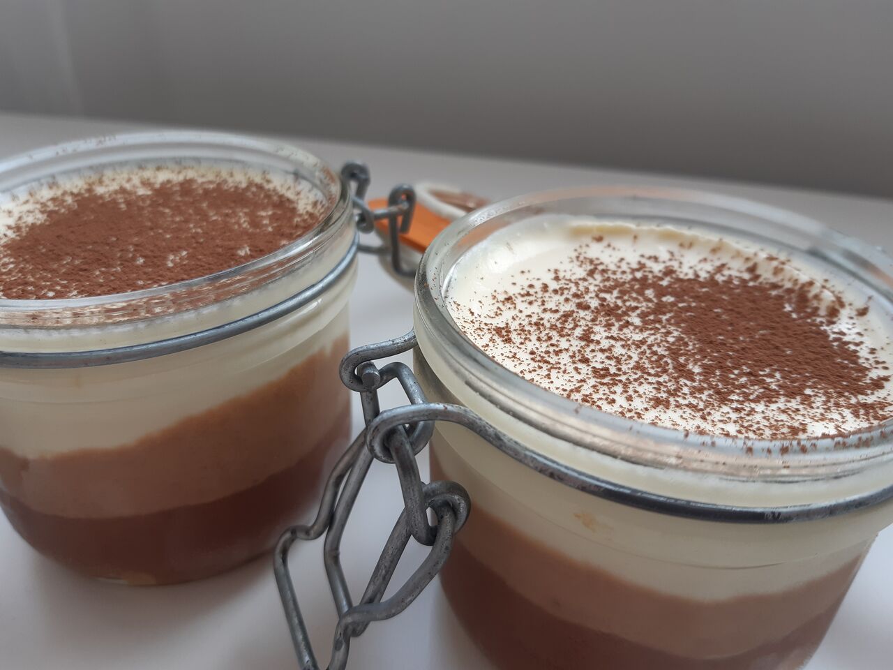 Mousse 3 chocolats. 