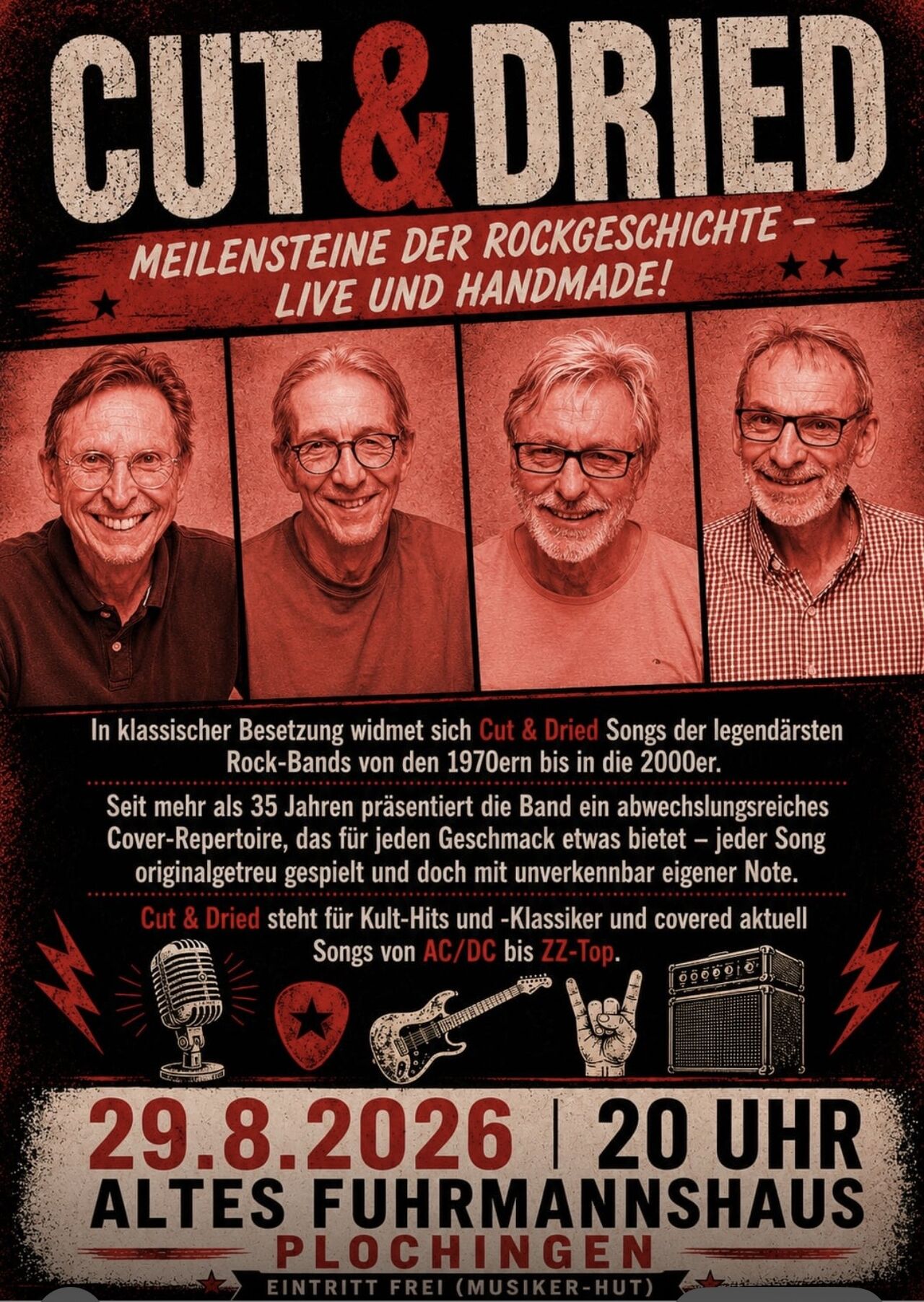 29.08.26, Samstag: CUT & DRIED