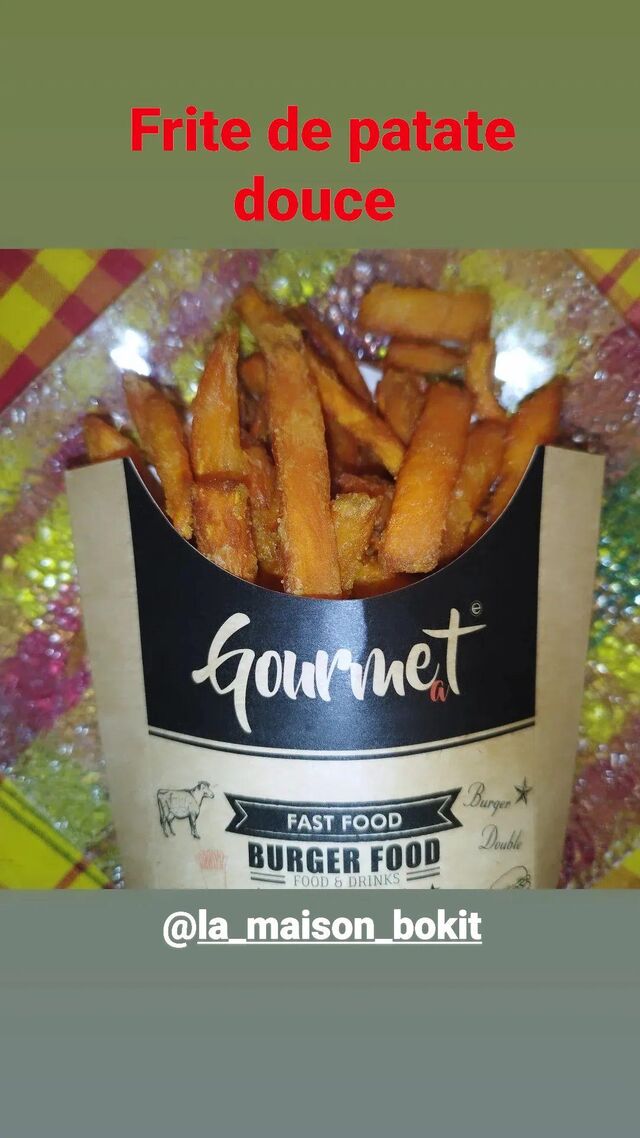 Frite de patate douce 