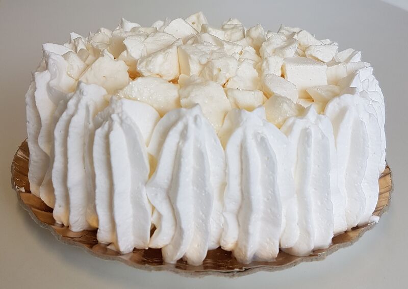 Meringata senza glutine, lattosio e proteine del latte