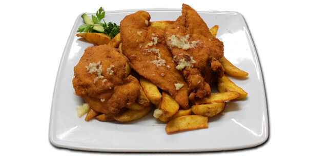 Fokhagymás rántott csirkemell / Fried garlic chicken breast fillet